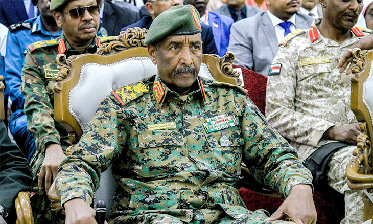 البرهان يرفض التفاوض مع «المتمردين»: ماضون لتخليص السودان من «الكابوس»