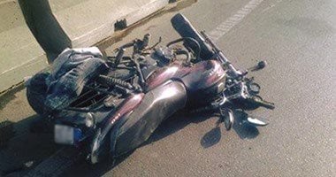 سقوط 3 أشخاص يستقلون دراجة نارية من أعلى كوبرى الساحل بالجيزة