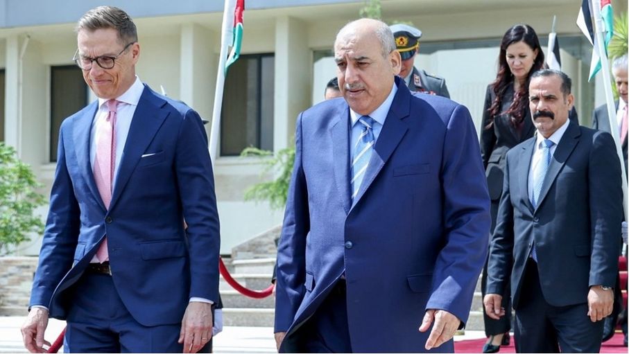 القاضي يستقبل الرئيس الفنلندي في مجلس النواب