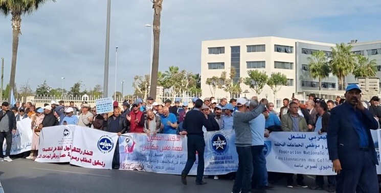 موظفو الجماعات بدرعة تافيلالت يثورون ضد “اللعب بالنقط” و”الاستهداف الممنهج”