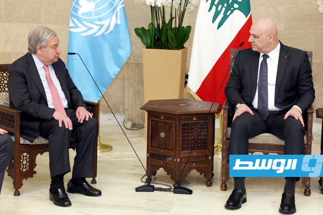 غوتيريس يطلق من بيروت نداء تمويل عاجل بـ325 مليون دولار لدعم أزمة النازحين في لبنان