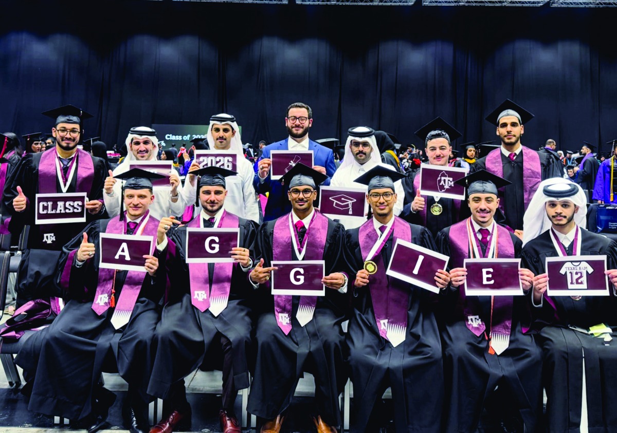 ‫ جامعة تكساس إي أند أم في قطر تُخرِّج 154 مهندسـاً