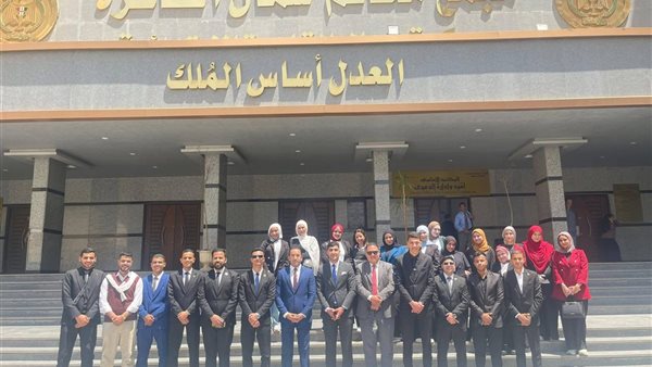 زيارة ميدانية لطلاب حقوق عين شمس إلى مجمع محاكم شمال القاهرة لتعزيز المهارات العملية