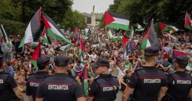 احتجاجات مؤيدة لفلسطين واستنفار أمنى قرب حفل يوروفيجن فى فيينا قبيل النهائى