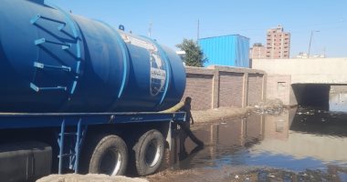 مياه الغربية تتدخل لحل مشكلة طفح المصرف المغطى بنفق أبو دراع بالمحلة