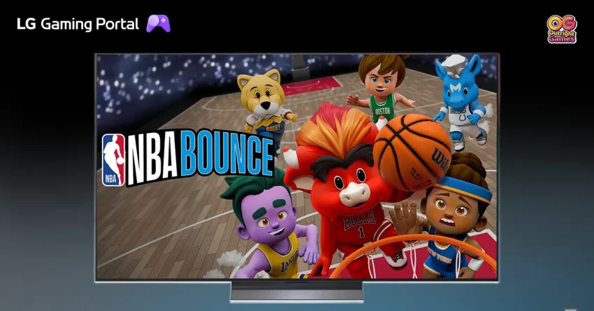 إل جي تطلق لعبة NBA Bounce على تلفزيوناتها الذكية
