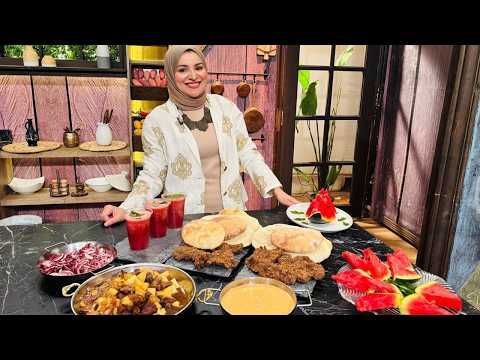 سنة أولى طبخ مع الشيف آلاء الجبالي | طاجن كباب حلة - عيش الترند - كبدة بالردة