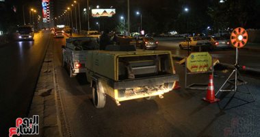 غلق جزئى لكوبرى الدقى فى الاتجاه القادم من ميدان الأورمان لشارع البطل