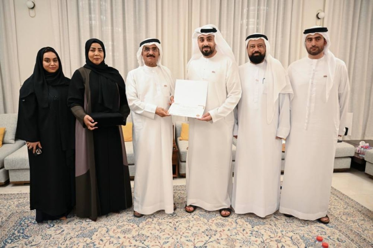 عبدالله بلحيف النعيمي رئيساً فخرياً لجمعية السلامة وأمن الطوارئ