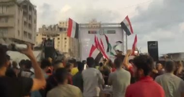 غزة تحتفل بالفراعنة بعد تحقيق منتخب مصر الانتصار التاريخى بكأس العالم