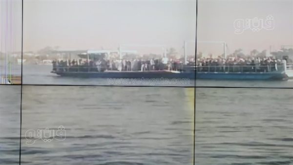 إنقاذ 18 راكبًا من الغرق عقب شحوط معدية «أشمنت» ببني سويف