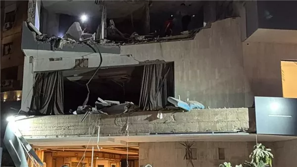 عدوان إسرائيلي يستهدف فندقا في بعبدا بجبل لبنان والضاحية الجنوبية لبيروت