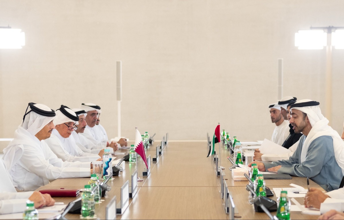 ‫ رئيس مجلس الوزراء وزير الخارجية ونائب رئيس مجلس الوزراء وزير الخارجية الإماراتي يترأسان اجتماعات الدورة السابعة للجنة العليا المشتركة بين البلدين