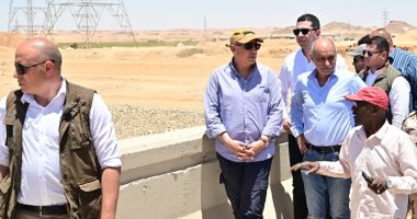 وزير الري يتفقد مشروع تطوير خور وقناة مفيض توشكى لتعزيز مرونة المنظومة المائية