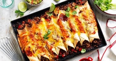 طريقة عمل الإنشيلادا أشهر أكلة مكسيكية