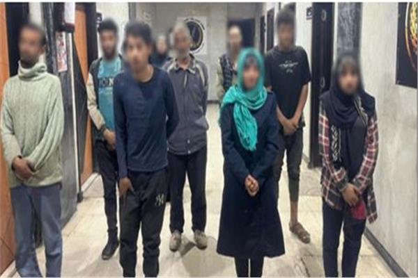 قبضة الأمن تحمي 9 أطفال من الاستغلال في التسول بالقاهرة