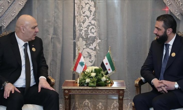 عون والشرع يتفقان على “ضبط الحدود بين سوريا ولبنان ومنع أي تفلت أمني”