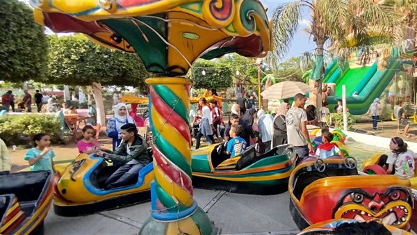العيد فرحة، ألعاب وملاهي واحتفالات للأطفال ثالث أيام عيد الأضحى بحدائق الغربية (فيديو)