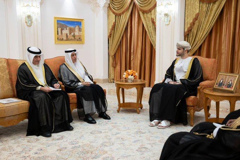 سمو السيد بلعرب بن هيثم يستقبل السفير الكويتي