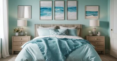 4 ألوان تحسسك بالبراح فى غرف النوم الصغيرة