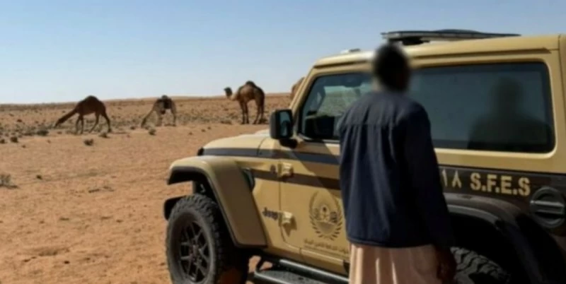 ضبط مخالف لارتكابه مخالفة رعي في محمية الإمام تركي بن عبدالله الملكية