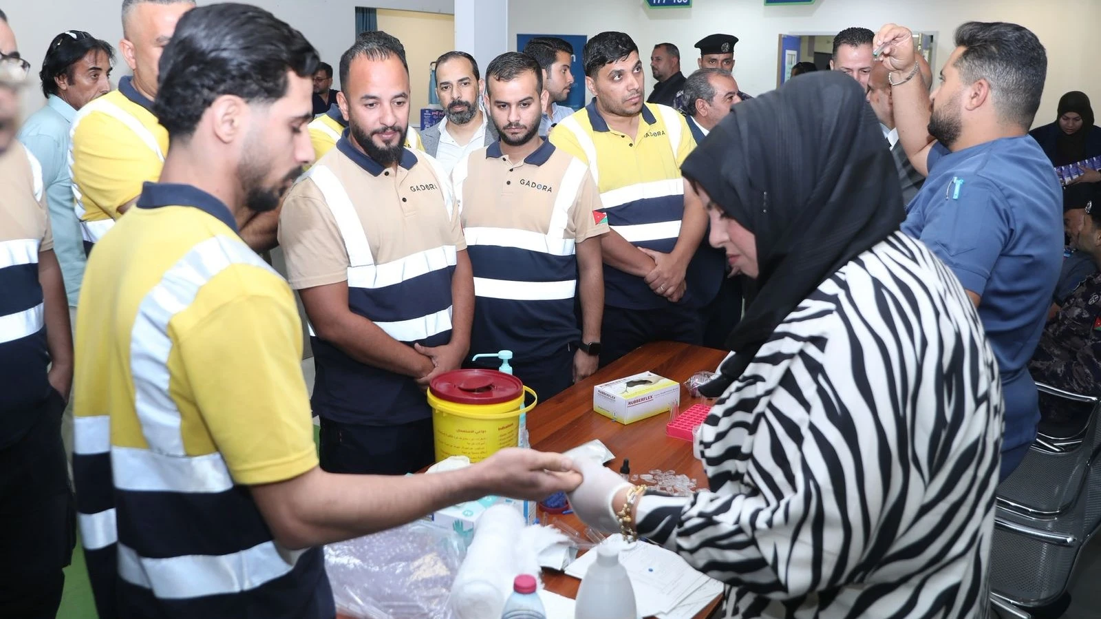 حملة للتبرع بالدم في العقبة