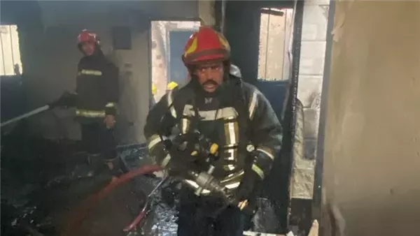 مناظرة النيابة تكشف تفاصيل مصرع موظف بحريق شقة في الشرابية