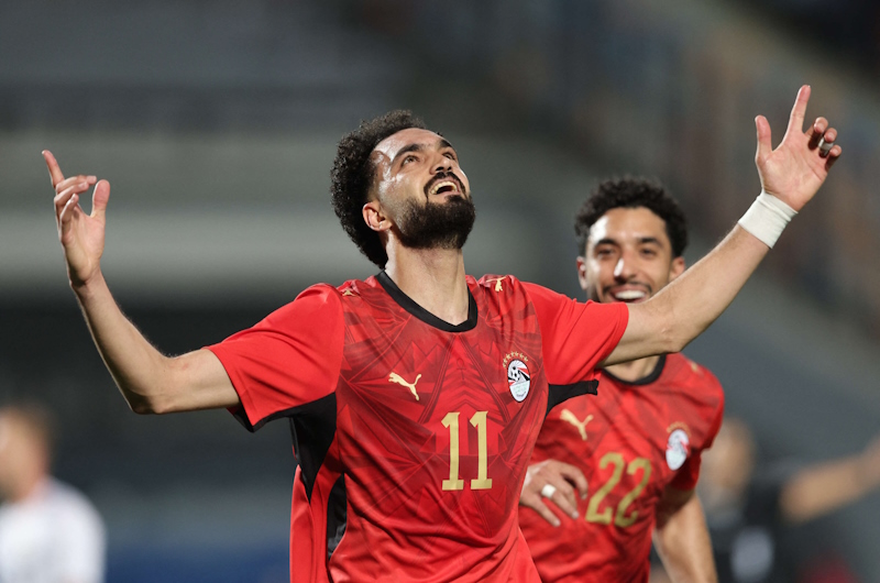مصر تتفوق على روسيا وديا في غياب محمد صلاح