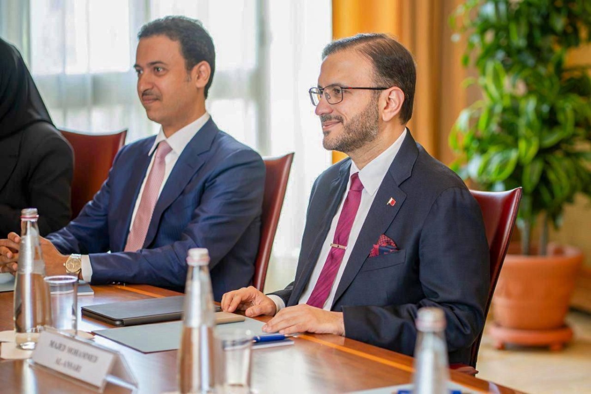 ‫ الدكتور ماجد الأنصاري يجتمع مع الأمين العام لوزارة الخارجية والتعاون الدولي الإيطالي