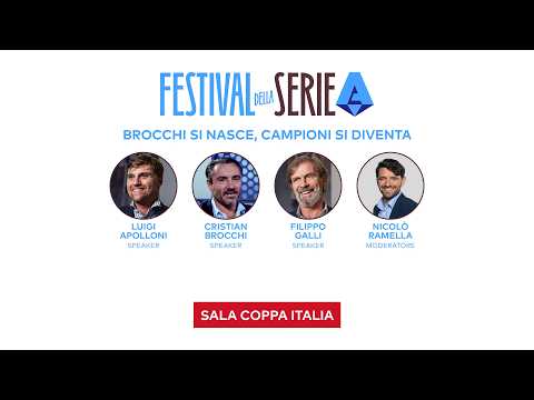 BROCCHI SI NASCE, CAMPIONI SI DIVENTA | BROCCHI, APOLLONI e GALLI al FESTIVAL della SERIE A
