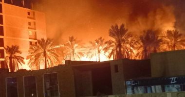 المعاينة: النيران اشتعلت فى نخيل ثم امتدا لـ 15 باكية بمؤسسة الزكاة