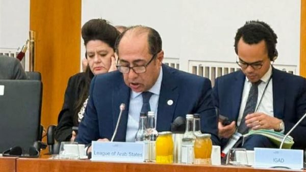 حسام زكي في مؤتمر برلين: الجامعة العربية تساند عملية سياسية سودانية لإنهاء الحرب