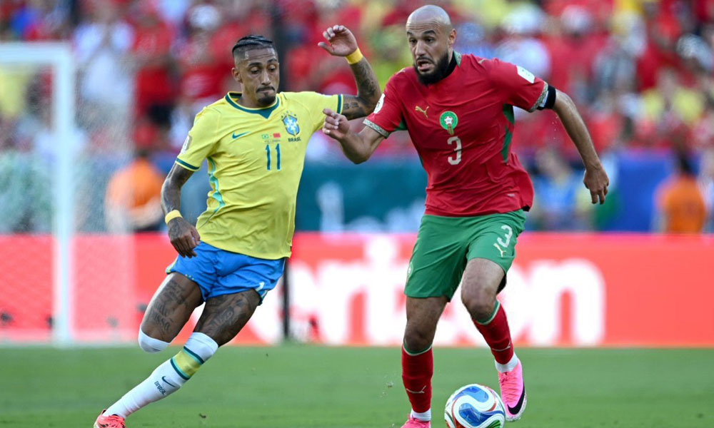 المغرب ينتزع تعادلا مستحقا 1-1 أمام البرازيل في كأس العالم