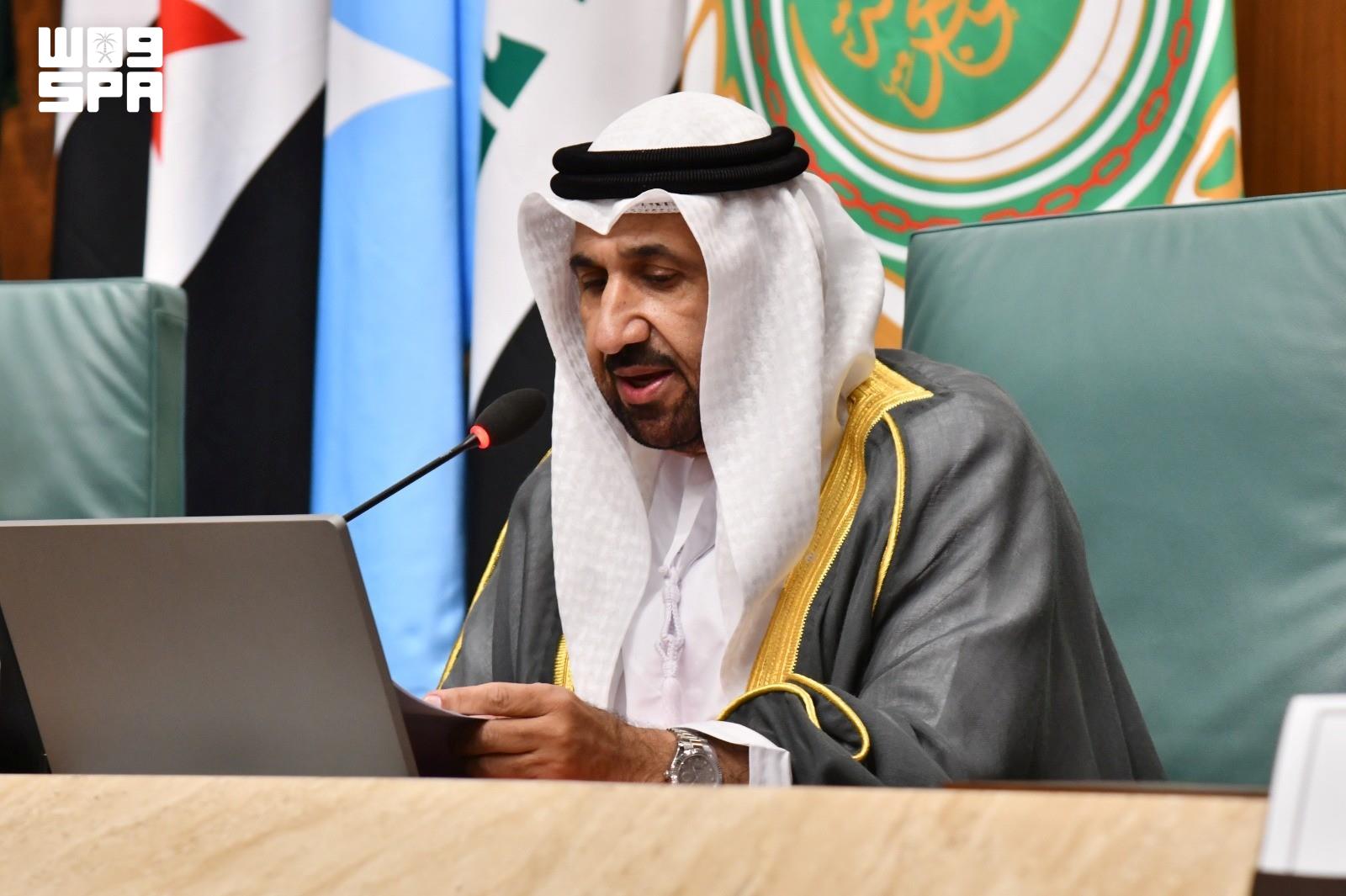 رئيس البرلمان العربي يدعو إلى توحيد الرؤى والعمل المشترك دفاعًا عن أمن الأمة العربية