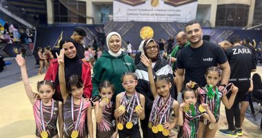 بنات سيتي كلوب يواصلن التألق في بطولة الجمهورية للجمباز