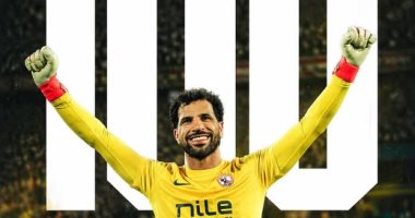 مهدي سليمان يحتفل بـ100 كلين شيت بعد فوز الزمالك على بيراميدز