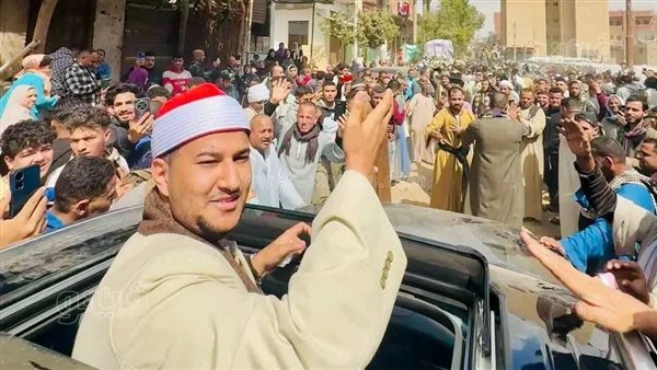 بلال سيف بطل دولة التلاوة: استقبال أهلي ببني سويف فاق كل توقعاتي (صور)