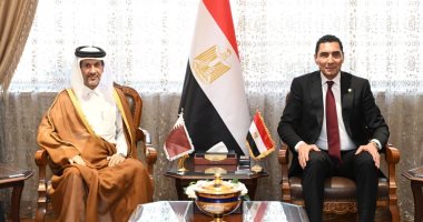 وزير الرياضة يستقبل سفير قطر بالقاهرة لبحث فتح آفاق جديدة للتعاون المشترك