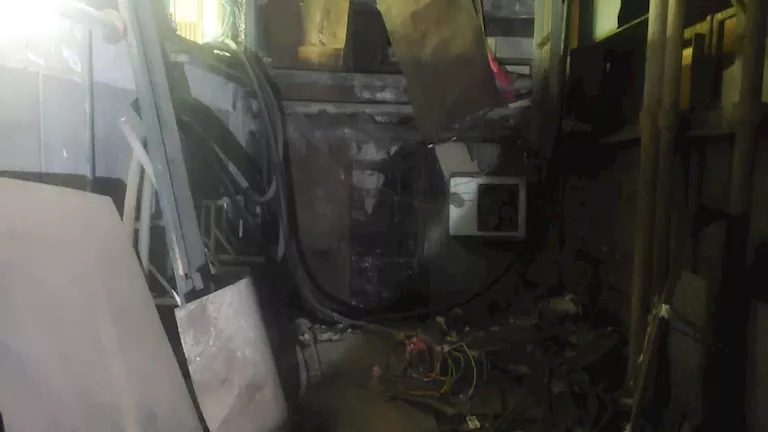 إصابة شاب في حريق لوحة كهرباء بالوادي الجديد