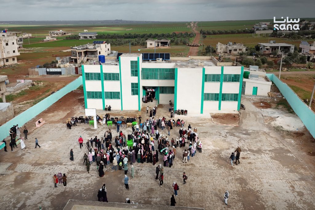 افتتاح ثانوية النعيمة الرسمية بريف درعا بعد إعادة تأهيلها