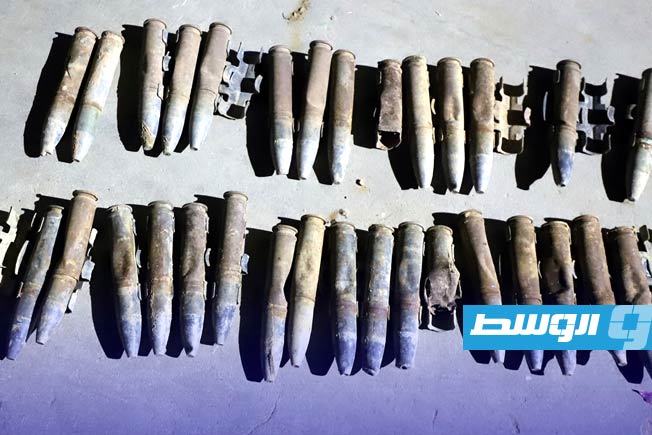 العثور على ذخيرة قرب محطة وقود في وادي الشاطئ