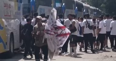 جماهير الزمالك في طريقها لاستاد القاهرة لمؤازرة فريقها بنهائي الكونفدرالية