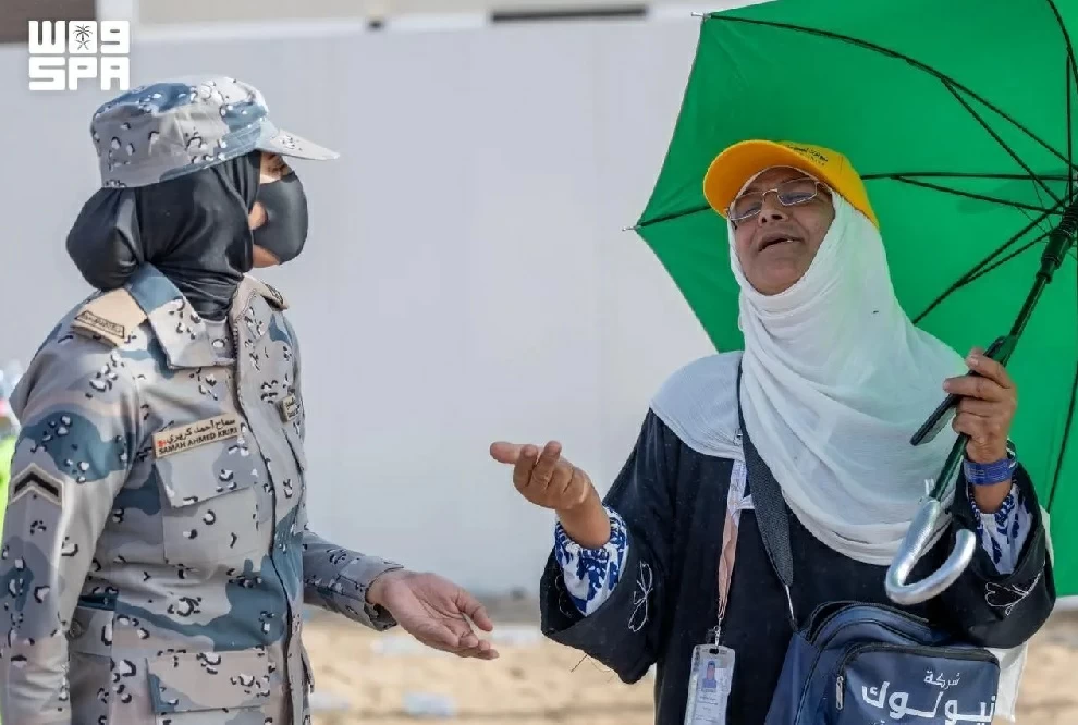 منسوبات حرس الحدود يشاركن في المشاعر المقدسة