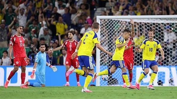 جيوكيريس يضيف الهدف الثالث لمنتخب السويد في شباك تونس