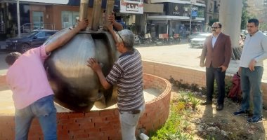 حملات مكبرة بالعجوزة لرفع الإعلانات المخالفة واستكمال أعمال التطوير