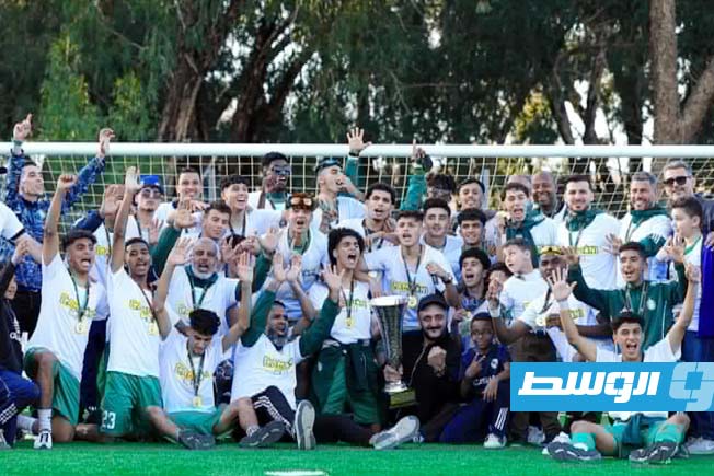 أواسط الأهلي طرابلس أبطال الدوري تحت 20 عامًا بثنائية القادري (صور)
