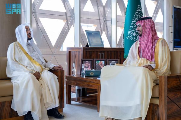 محافظ الدرعية يستقبل وزير الشؤون الإسلامية والدعوة والإرشاد
