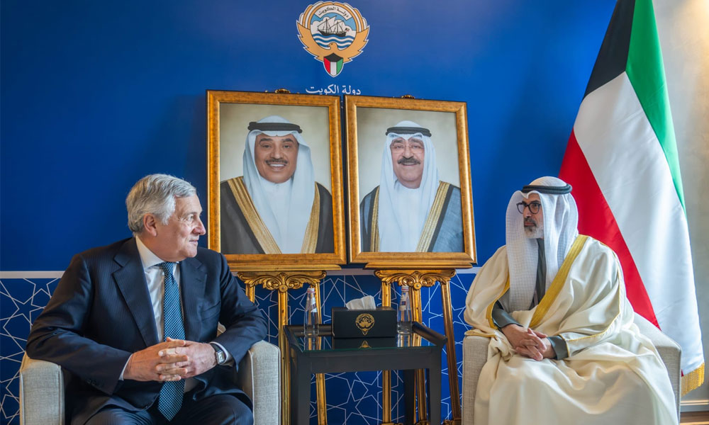 وزير الخارجية الكويتي يلتقي نائب رئيس الوزراء وزير الخارجية الإيطالي على هامش مؤتمر ميونخ للأمن الـ62