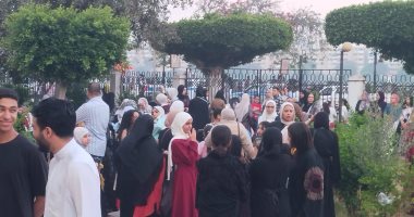 توافد المصلين والأسر لأداء صلاة عيد الأضحى المبارك ببنها فى القليوبية