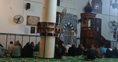 "تفاءلوا بالخير" درس دينى فى صلاة التراويح بمسجد النخيل برأس البر